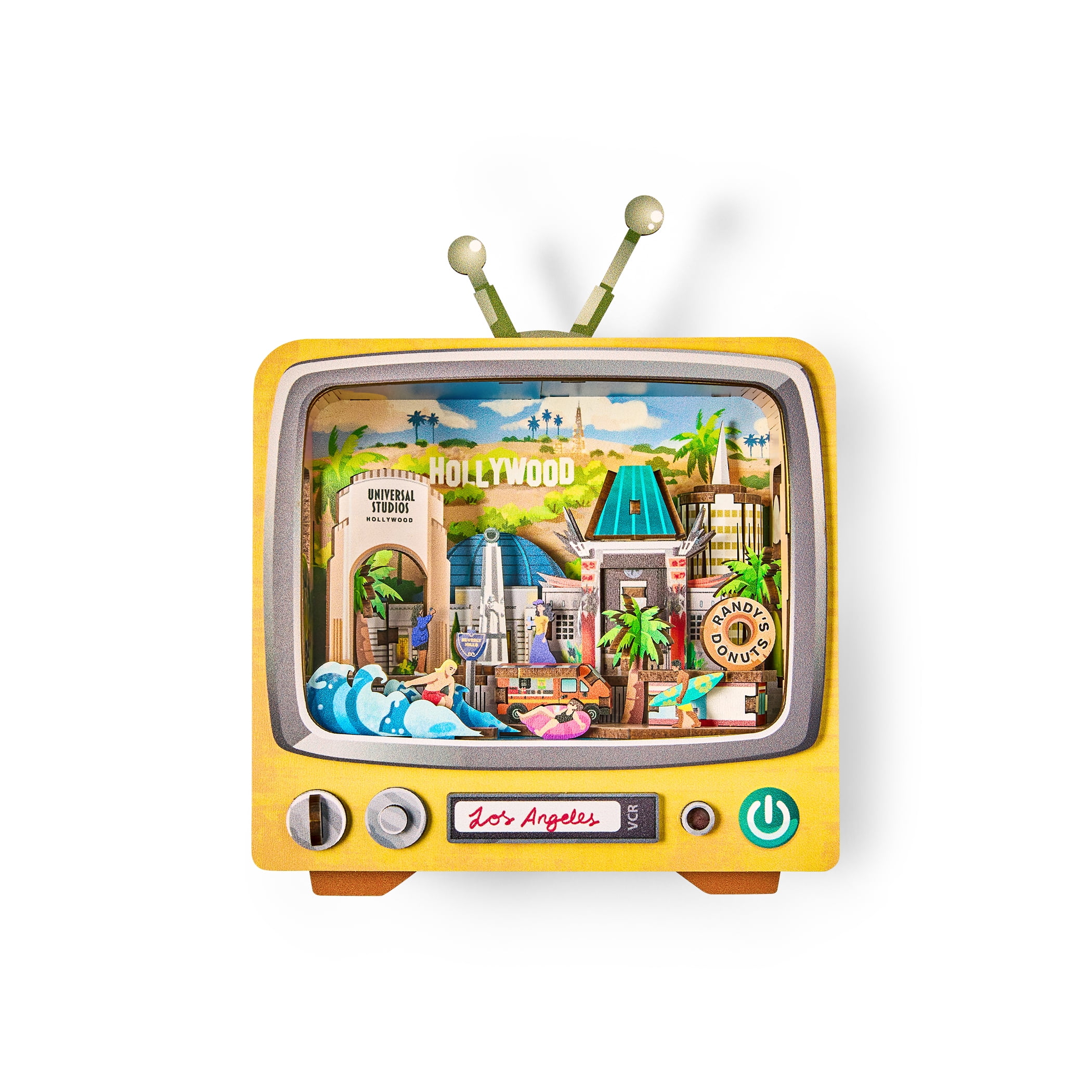 Arkitec 105-Piece Los Angeles CityVision 3D Build Wooden Puzzle