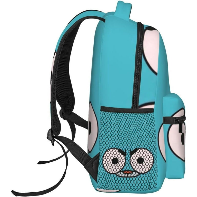 The Amazing World of Gumball Kawaii Gumball Backpack Blue Cartoon Travel Backpack Cute Backpack Lightweight Large Capacity Laptop Backpack Cartoon