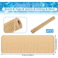 thumbnail image 2 of 4 Packs Straw Beach Mat 20 * 70 inch Waterproof Non Slip Straw Mat Foldable Lightweight Picnic Mat for Camping Sunbathing Picnic Floor Yoga, 2 of 7