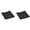 Black, variant on 2Pcs 19x19x2 Inch Outdoor Cushion Covers Replacement Seat Cushion Cover for Patio Furniture Chair,Water Resistant, Waterproof and Fade-Resistant Outdoor Cushion Cover - For Rattan Chair & Lounge