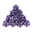 thumbnail image 2 of Paquete De 10 Dados De Veinte Lados D20 Para Jugar D&D RPG Party Games Dices Purple Sunnimix Dados de 20 caras, 2 of 8