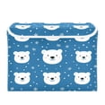 thumbnail image 7 of Yayeee Collapsible Cube Storage Bin with Lid Fabric Closet Decorative Basket with Handles, Blue Polar Bear, 7 of 7