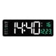 thumbnail image 1 of Reloj digital con pantalla grande de 16 pulgadas y función de repetición, reloj de pared sencillo para sala de estar., 1 of 5