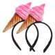 thumbnail image 1 of 2 diademas de helado con forma de cono de helado, divertidas y divertidas, para fiestas de disfraces., 1 of 5
