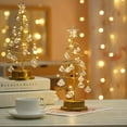 thumbnail image 6 of Amerteer 13Inch LED Christmas Tree Light, Crystal Tabletop Christmas Tree Holiday Decoration Set for Indoor Home Tabletop Xmas Party Decoration, Easy Assembly and Stand, 6 of 7