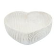 thumbnail image 7 of Decorative Heart Shape Bowl for Coffee Table Decor - Stylish Centerpiece Table Decoration or Home Decor Accents - Modern Kitchen Counter Decor, Key, or Candly Bowls - Set of 2, 3", 2", White, 7 of 7
