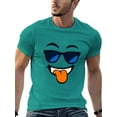 thumbnail image 3 of Playful Tongue Out Face T-Shirt with Cool Shades, 3 of 9
