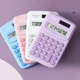 thumbnail image 4 of Small Solar Calculator Portable Calculator Cute 8 Digits LCD Electronic Calculator Home Office Primary School Teaching Supplies, 4 of 9