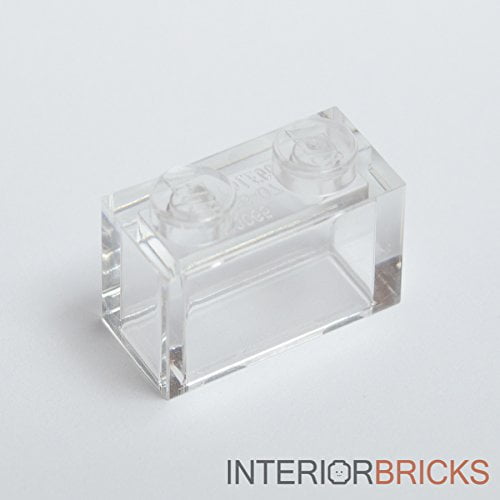 Lego New White Glass for Window 1 x 2 x 2 Black POLICE TELEPHONE City Piece