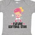 thumbnail image 4 of Inktastic Future Softball Star Girl Girls Baby Bodysuit, 4 of 5