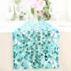 BalsaCircle 13"x108" Payette XL Sequin Table Runner Turquoise - Walmart.com