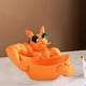 thumbnail image 5 of Figura de brazo fuerte de resina, caja de almacenamiento, plato para dulces y aperitivos, adornos decorativos naranja, 5 of 9