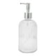 thumbnail image 1 of Dispensador de Jabón Vertical de Rayas Conveniente 1 Pc 13.53oz Transparente Plateado, 1 of 6