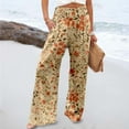thumbnail image 2 of Pants for Women Lady Trouser Women Casual Pant Suit Cargo Pants Glitter Leggings Night Trousers for Wide Trousers Knit Dress Legging Work Track Leopard Pant Women's Orange M, 2 of 5