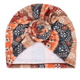 thumbnail image 3 of SPRING PARK Women Head Scarf Multicolor Spiral Adult Floral Turban Cap Leaf Print Outdoor Hair Cover Headdress, 3 of 5