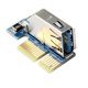 thumbnail image 3 of PCIe PCI-e PCI Express X1 a PCI Riser Card para PC de escritorio esquí esquí Gafas de esquí, 3 of 5