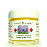 100% Natural Antiseptic Healing Cream: Dr. Recommended, 5X Faster Healing, Wounds, Infected Skin, Bed Sores, Diabetic Ulcers, Neuropathy, Burns, Eczema, Psoriasis, Itchy Skin, Res Q Ointment 2 oz.