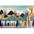 thumbnail image 2 of Bedroom Rugs, Abstract Forest Painting Rug, Personalized Gifts Rugs, Door Mat Rug, Deer Rugs, View Rugs, Deer Rug, Easy to Clean Rug, 2.6'x6.5' - 80x200 cm, 2 of 8