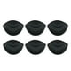 thumbnail image 5 of Almohadillas para sujetador de mujer, insertos extraíbles y ligeros, 3 pares, relleno para bikini Negro, 5 of 9