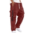 thumbnail image 1 of Pantalones cargo streetwear para hombre - Pantalones utilitarios de pana - Poliéster, múltiples bolsillos, tallas S-XXL, 1 of 6