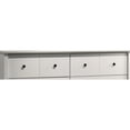 thumbnail image 5 of Lilola Home Elara 57"W White 6-Drawer Dresser with Black Handles, 5 of 7