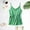 Green, variant on BOOMILK Satin Pajamas Women Sleeveless Silky V Neck Camisole Comfy Sling Sleepwear Tank Top