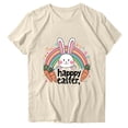 thumbnail image 1 of Camisetas de Manga Larga de las Mujeres, Impresión de Pascua Suelto Casual Cuello Redondo Suéter, 1 of 5