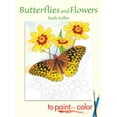 thumbnail image 2 of Dover Flower Coloring Books Butterflies and Flowers to Paint or Color, (Paperback), 2 of 2