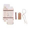 thumbnail image 1 of 300Pcs Mini Suitcase Favor Box Party Favor Candy Box, Vintage Kraft Paper with Tags And Rope, 1 of 10