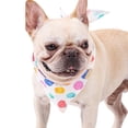 thumbnail image 2 of Pañuelo Para Perro Con Estampado De Lunares, Bufanda Para Mascotas, Lavable, Ajustable, Triangular, Suave, Accesorios De Disfraz, Decoración Para Perros, Gatos, Mascotas Methold PT001576-02, 2 of 7