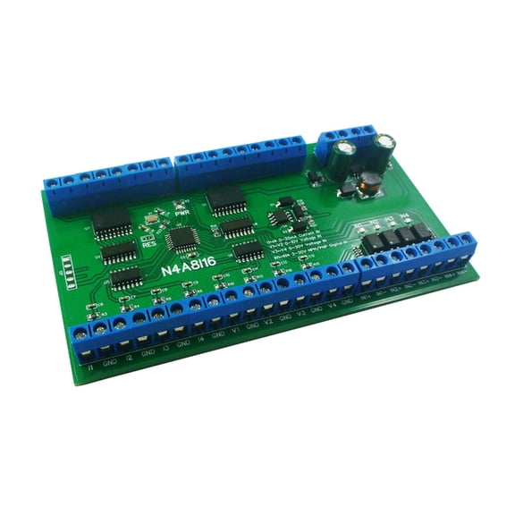 DC12V/24V RS485 Remote I/O Module 24CH Digital Analog Mixed Acquisition Module For Industrial Control Systems