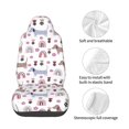 thumbnail image 4 of Wukai Cute Dog Full Set Car Seat Covers with Soft Padding Universal Auto Front Seats Protector and Cushion Mat, 4 of 5