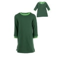 thumbnail image 2 of Leveret Girl Sweat Dress Green 4 Year, 2 of 2