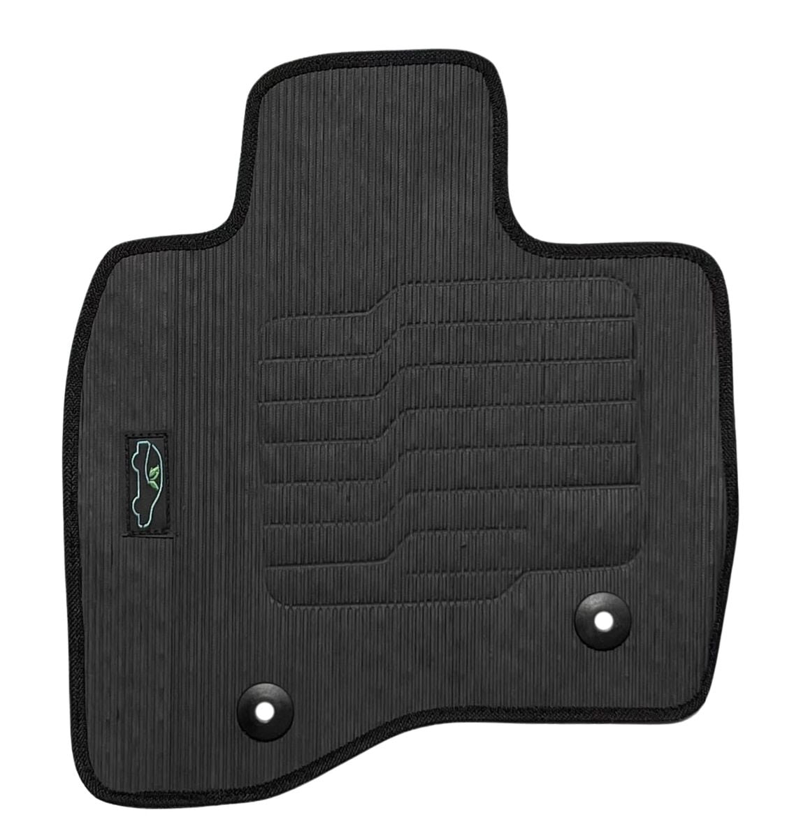 Floor Mats for 2015 to 2019 Ford Explorer with Safety Locks, Front and Rear, All Weather, Black - ecoMats