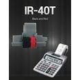 2 Pack IR40T, IR40T Black and Red Ink Roller Ribbon Cartridge