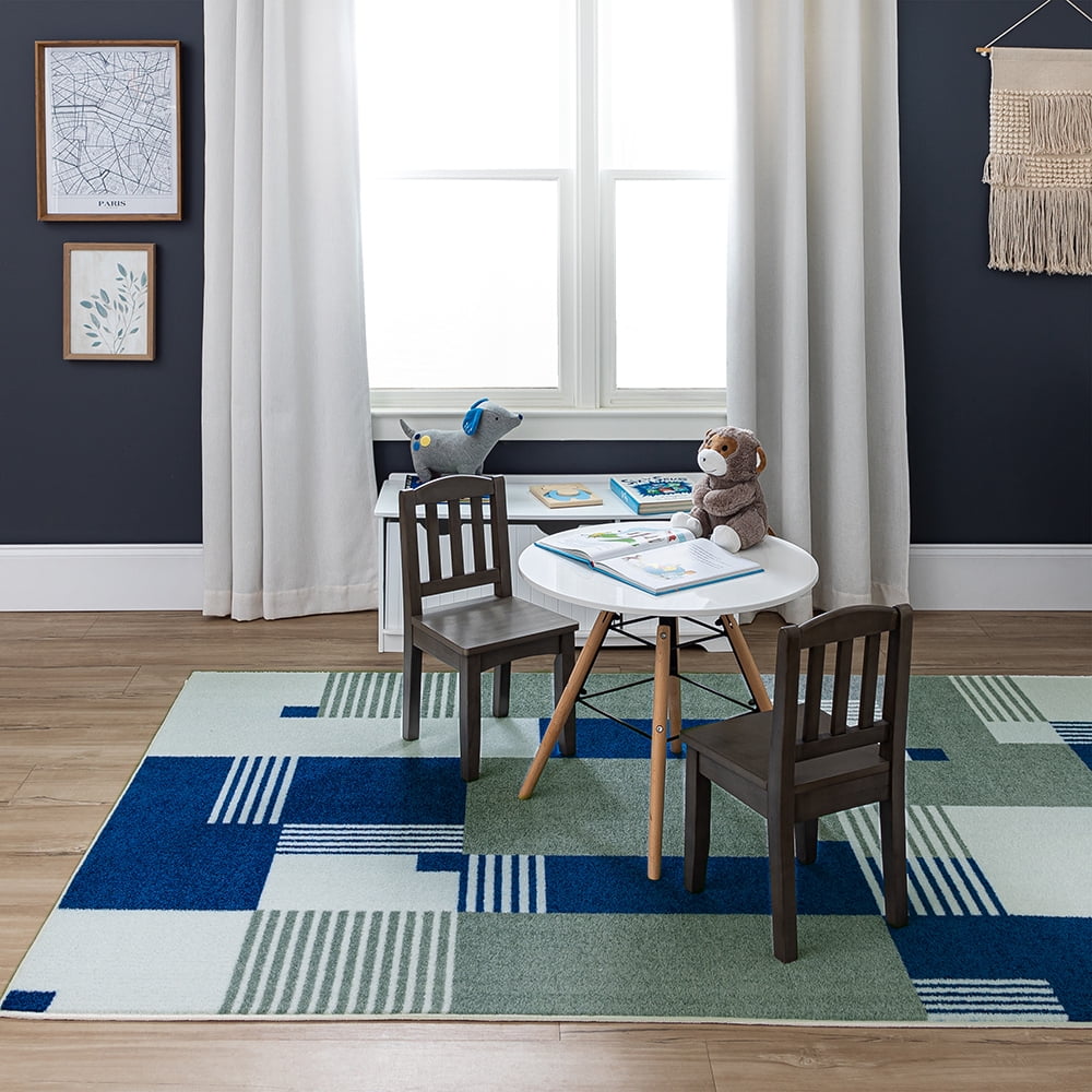 Mohawk Home Alliance Indoor Geometric Area Rug, Royal, 5' x 8'