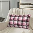 thumbnail image 5 of Susaid Heart Plaid Print Pillowcases Multiple Size, Pillow Cover Super Soft Envelope Closure Standard Pillow Case-14"x20", 5 of 6