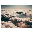 thumbnail image 2 of Sky above Dark Heavy Clouds - Contemporary Landscape Canvas Art, 2 of 3