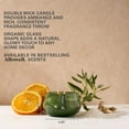 thumbnail image 5 of Allswell Cleanse (Fresh Orange + Sage Leaf + Sea Salt) Scented 1-Wick Organic Blown Jar Spa Candle 8oz., 5 of 14