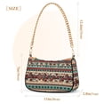 thumbnail image 3 of FORMRS Womens Shoulder Bag with Chain Strap Clutch Purse Cute Tote Handbag, Tribal Art, 3 of 7