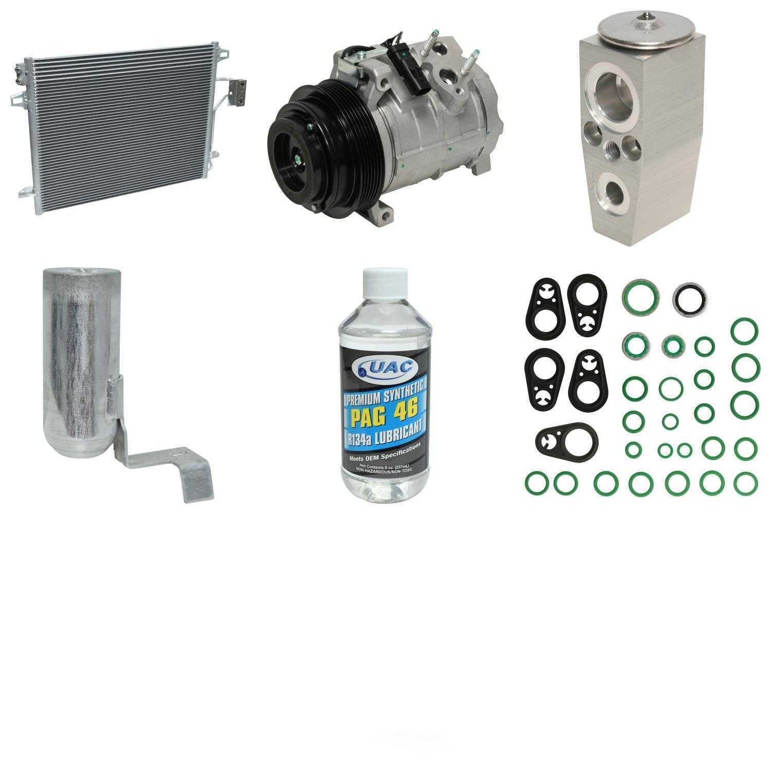A/C Compressor and Component Kit -- Compressor-Condenser Replacement Kit Fits select: 2008-2009 CHRYSLER TOWN & COUNTRY LIMITED, 2010 DODGE GRAND CARAVAN HERO
