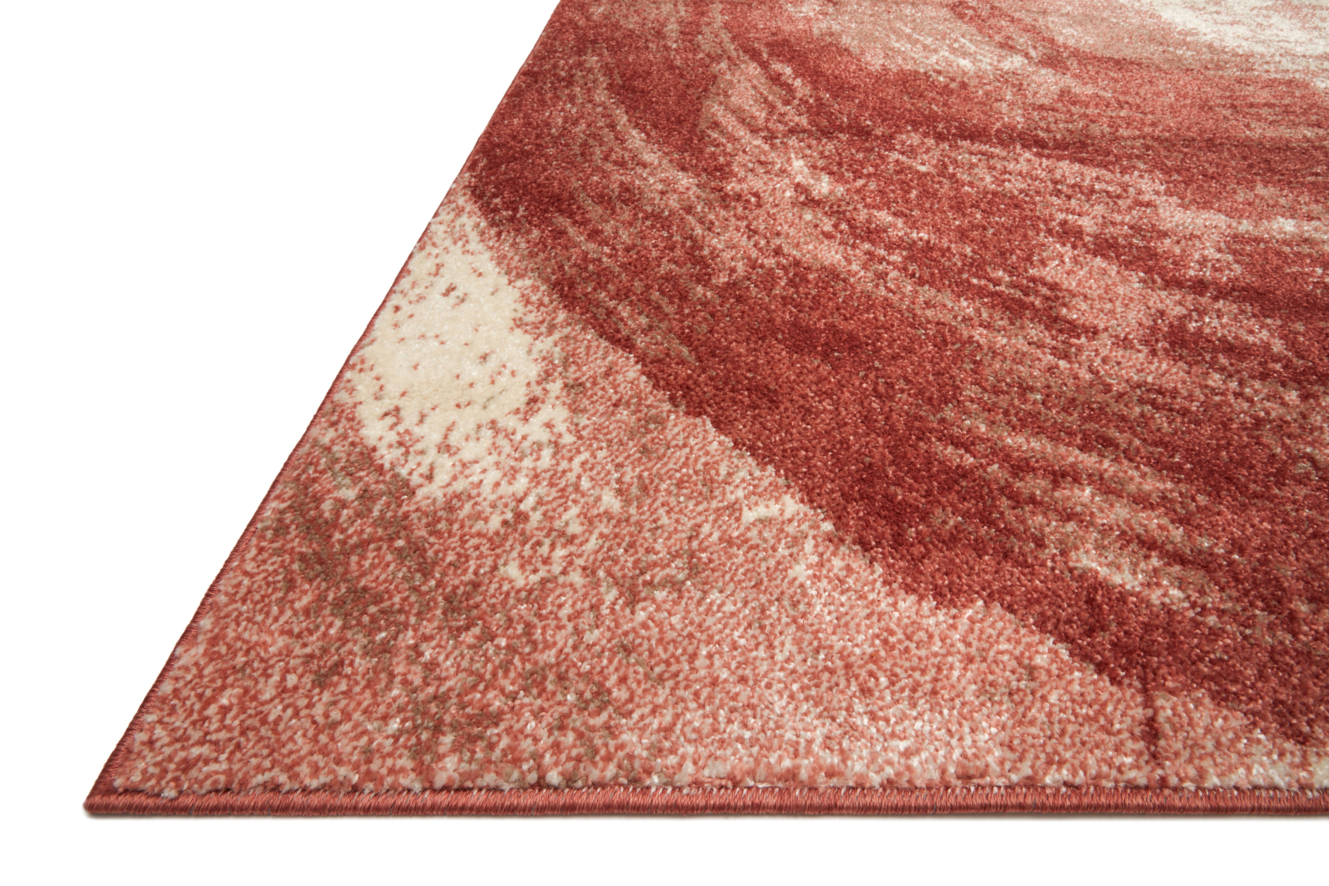 Loloi Spirit SPI-03 Abstract Rose / Spice Area Rug 9'-4" x 13'