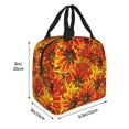 thumbnail image 2 of Picia Sunflower4 Printed Lunch box Lunch bag for Men Women Large Capacity Lunchbox Reusable Lunch Bags Insulated Lunch Bag Lunch Box Cooler, 2 of 6