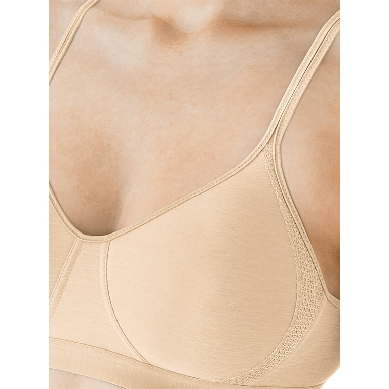 Hanes Signature Women's Cooling Comfort Wireless Convertible T-Shirt Bra,  W507 
