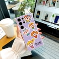 thumbnail image 3 of Protección de moda: Funda de teléfono plateada de doble capa esmerilada con ilustración de moda para iPhone 15 Pro Max 14 13 12 Pro 11, 3 of 4