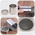 thumbnail image 5 of FRCOLOR 2Pcs Stainless Steel Coffee Powder Cocoa Powder Sifter Baking Supply,2.76"X1.18"X0.2", 5 of 10