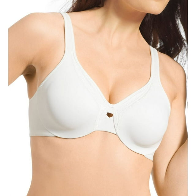 Women's Olga 35912 Butterfly Effect Minimizer Bra (White 36D)