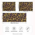 thumbnail image 2 of Yayeee Pillowcase Queen Size Set of 2 Satin Wrinkle Resistant Envelope Pillow Case, Purple Leopard Pattern, 2 of 8