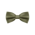 thumbnail image 1 of INSPIRAR CHIC Accesorios de corbata de moño para hombres, correa ajustable, esmoquin formal, preatado, gris, 1 of 5