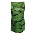 thumbnail image 4 of Babysbule Womens Tank Tops Summer Womens Fashion Casual Sleeveless Camouflage U-neck T-shirt Vest Coat, 4 of 6